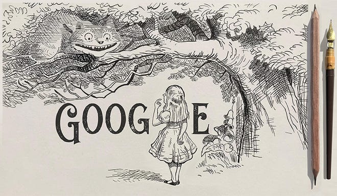 Google Doodle honors 'Alice in Wonderland' artist